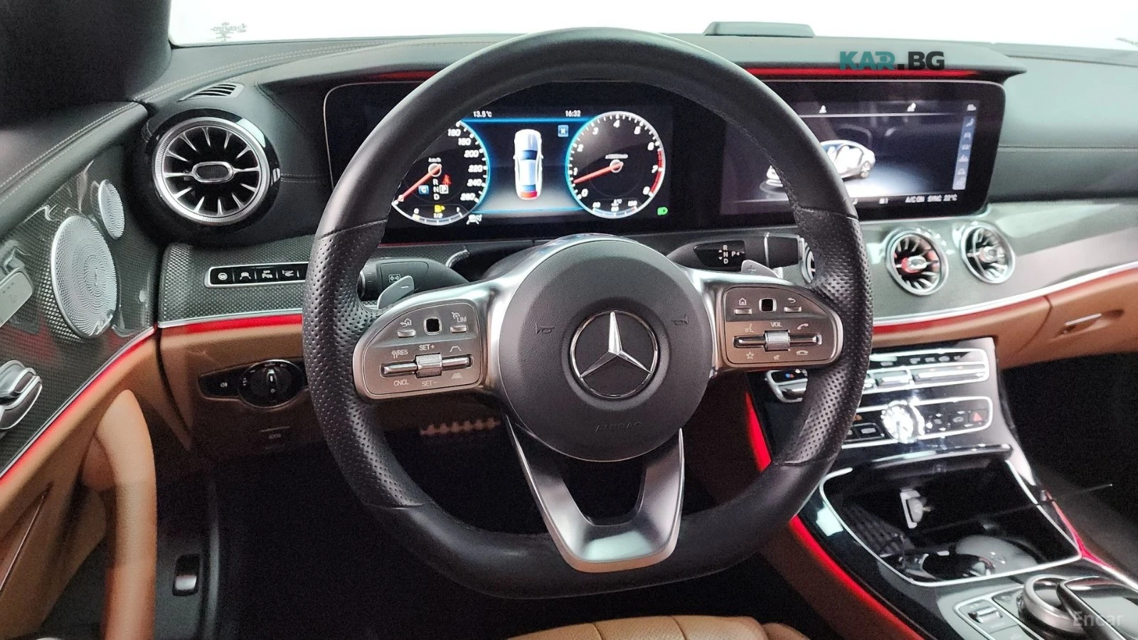 Mercedes-Benz E 450 4MATIC* 360* Подгрев* Обдухване* Кейлес* ПАНОРАМА, снимка 13 - Автомобили и джипове - 55208380