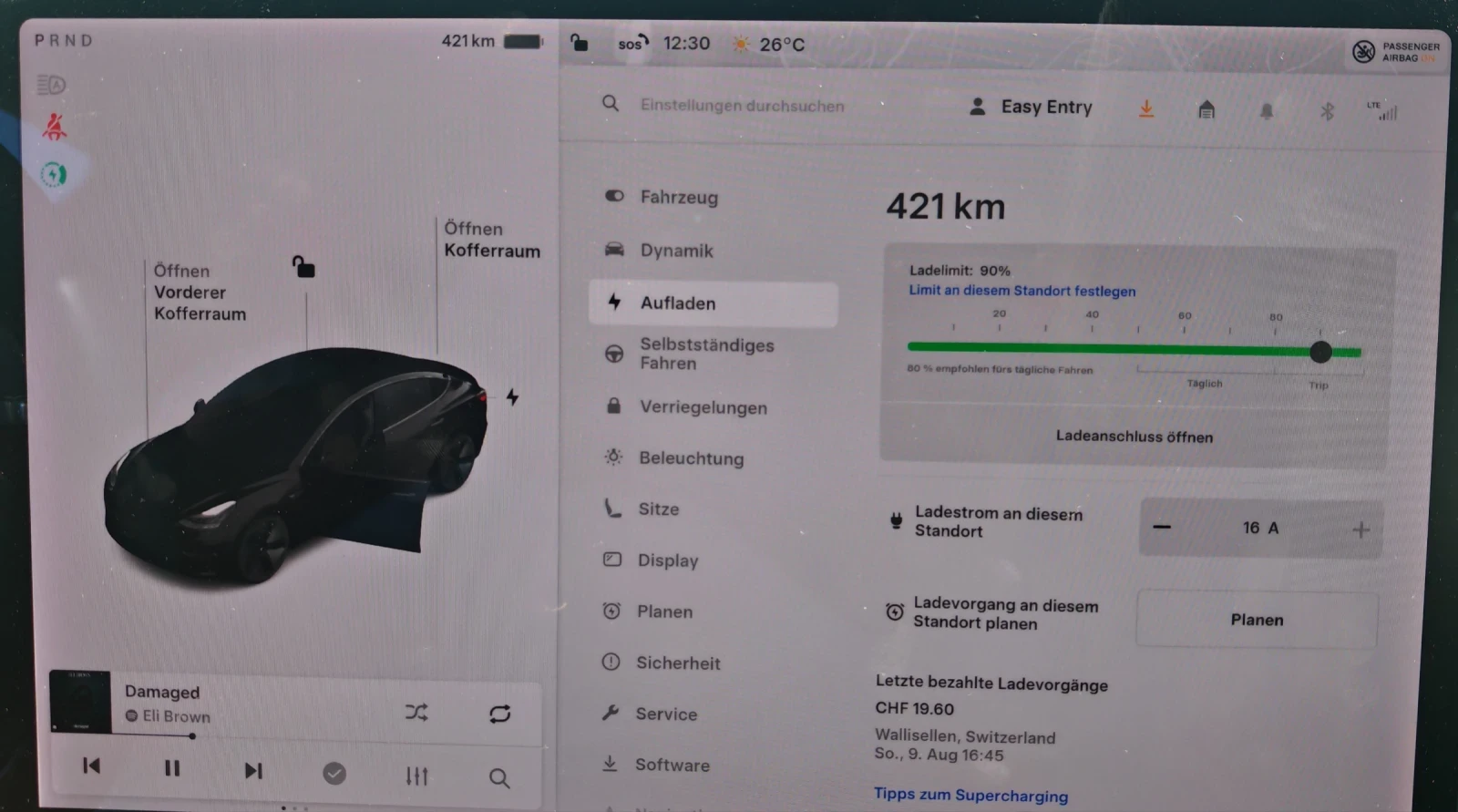 Tesla Model 3 LONG R�NGE DUAL Motor 462�� 80��� ���������  | Mobile.bg � ����������� 14