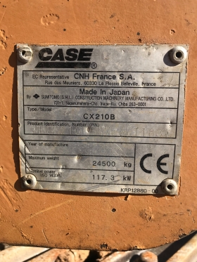 Багер Case CX-210B, снимка 2
