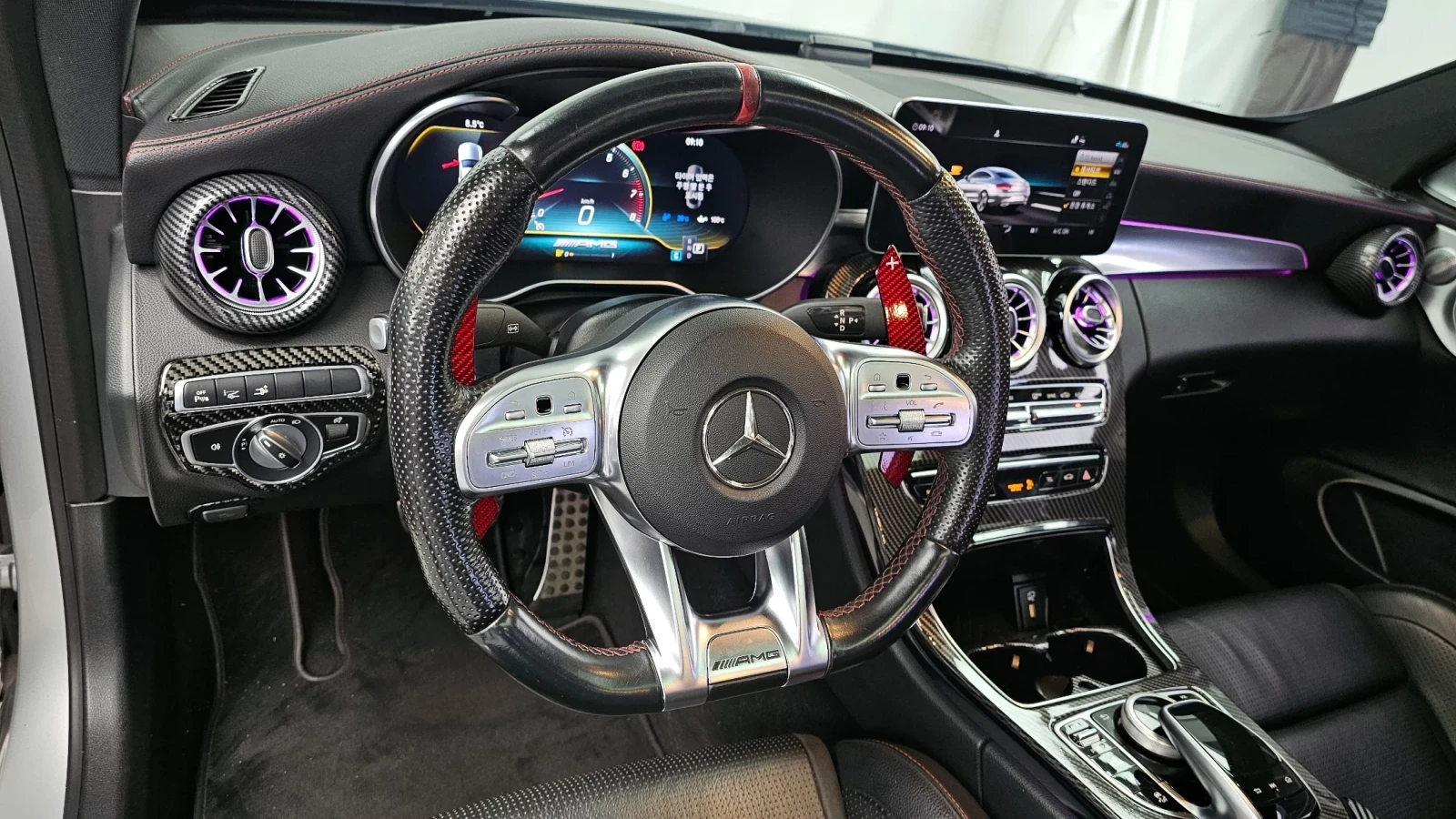 Mercedes-Benz C 43 AMG 3.0 V6 Biturbo AMG / CARFAX, снимка 5 - Автомобили и джипове - 54764143