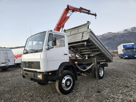 Mercedes-Benz 1117 Самосвал + Кран, снимка 1