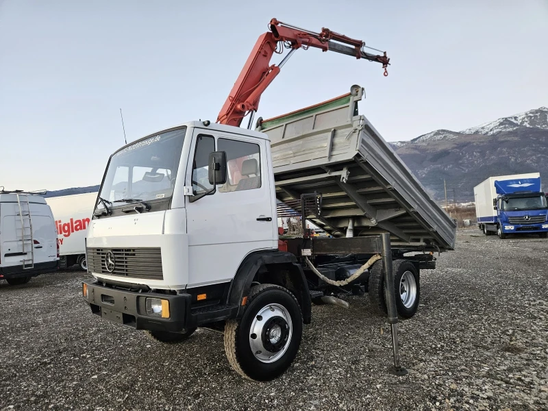 Mercedes-Benz 1117 Самосвал + Кран, снимка 1 - Камиони - 48604802