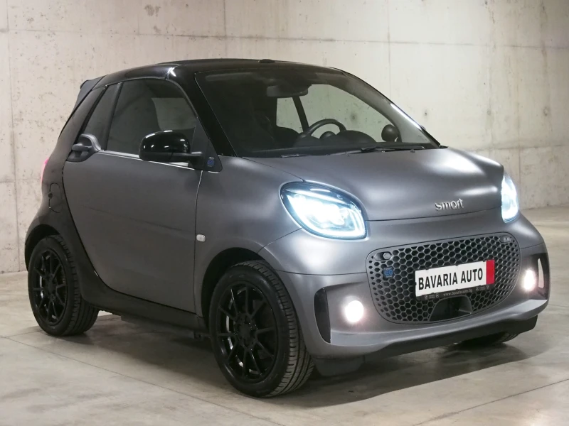 Smart Fortwo EQ Cabrio, Кожа, Prime, Exclusive, LED, JBL, Full, снимка 7 - Автомобили и джипове - 48718479