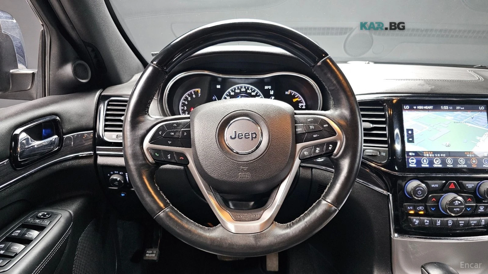 Jeep Cherokee OVERLAND* 3.6* КОЖА* ПОДГРЕВ* ОБДУХВ* ПАНО* НАВИ* , снимка 12 - Автомобили и джипове - 55235112