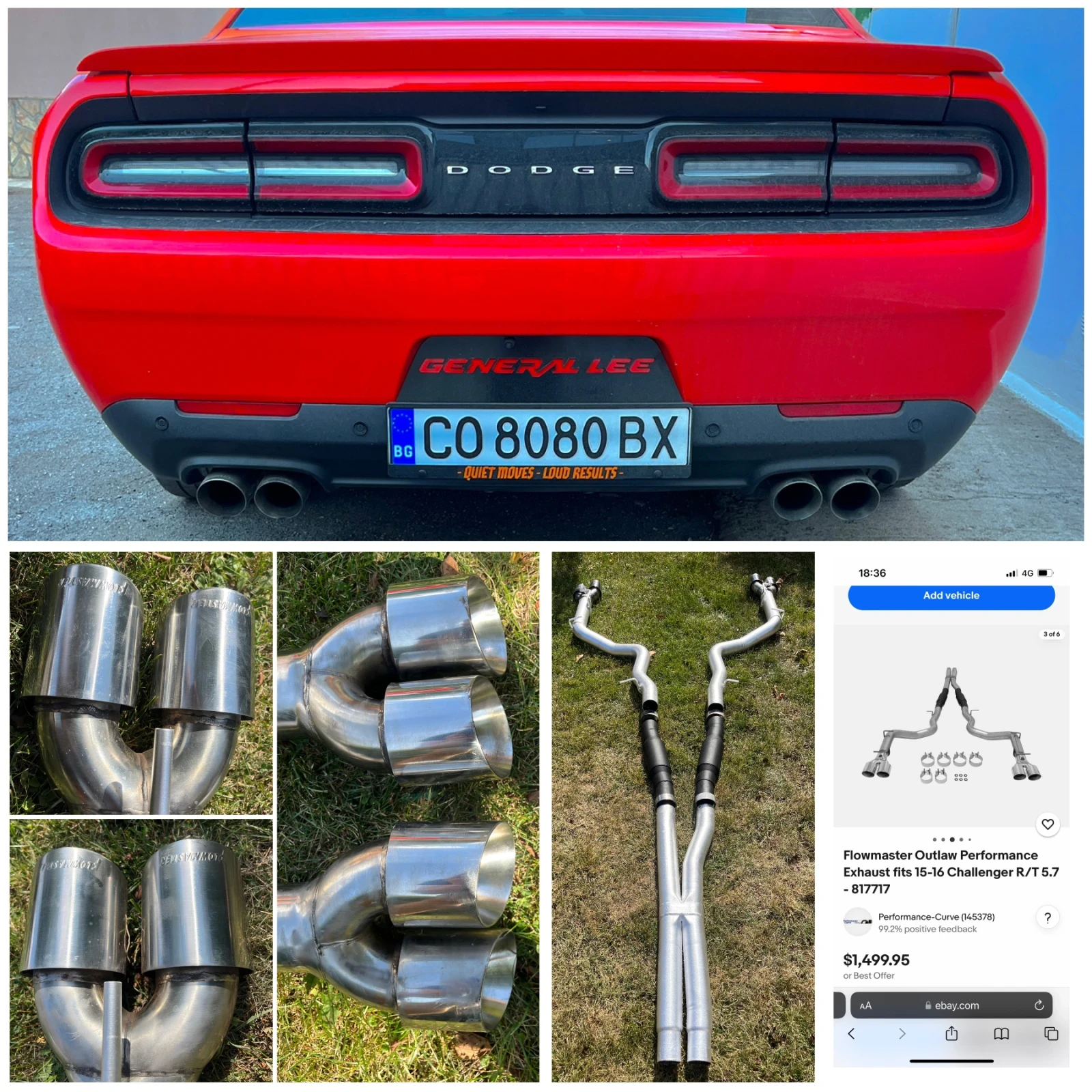 Dodge Challenger R/T 5.7 HEMI / FLOWMASTER / GENERAL LEE | Mobile.bg   11