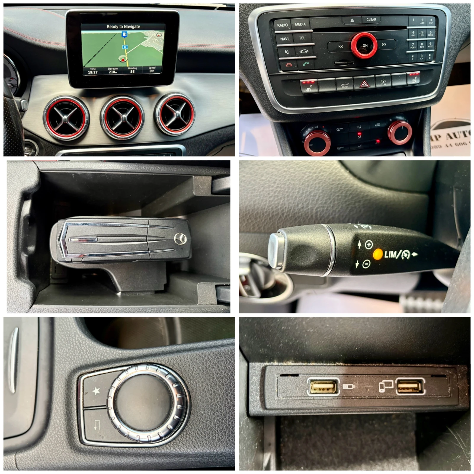 Mercedes-Benz CLA 220 AMG PACKET RED EDITION 4MATIC СИВ МАТ ОРИГИНАЛ, снимка 15 - Автомобили и джипове - 54632188