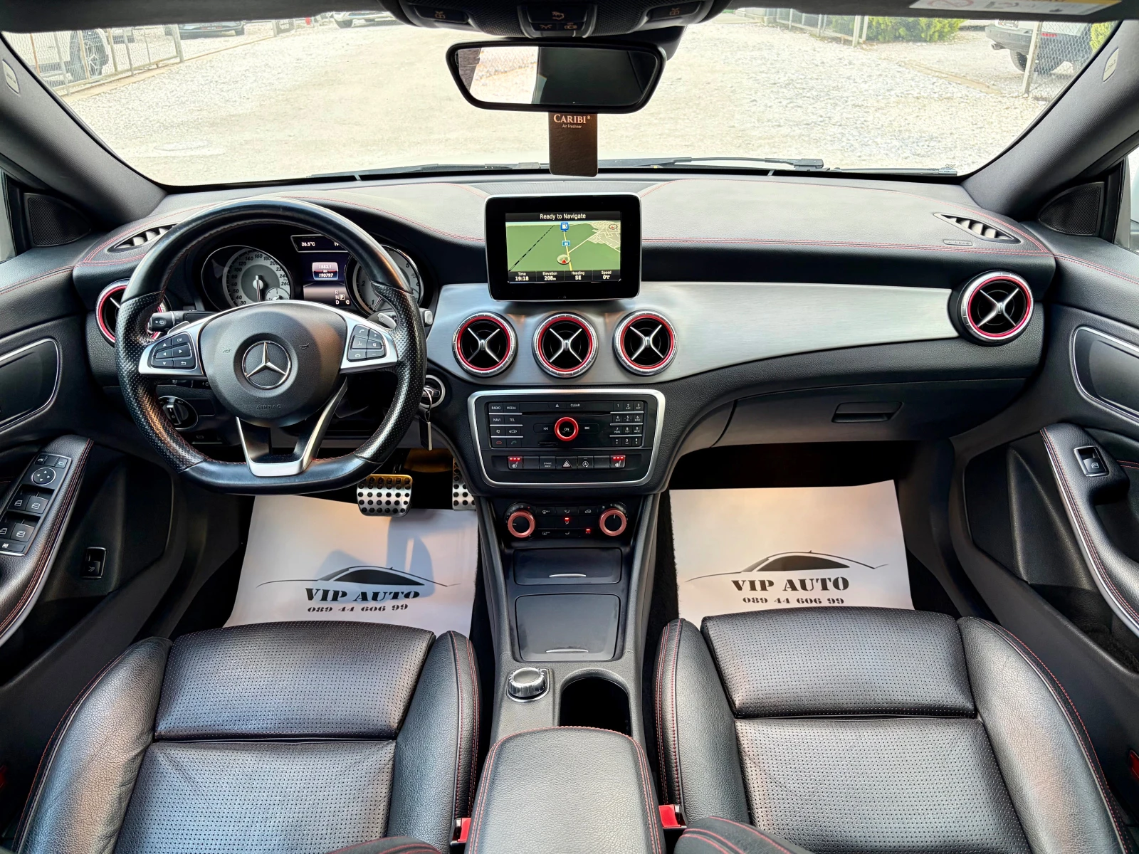 Mercedes-Benz CLA 220 AMG PACKET RED EDITION 4MATIC СИВ МАТ ОРИГИНАЛ, снимка 11 - Автомобили и джипове - 54632188