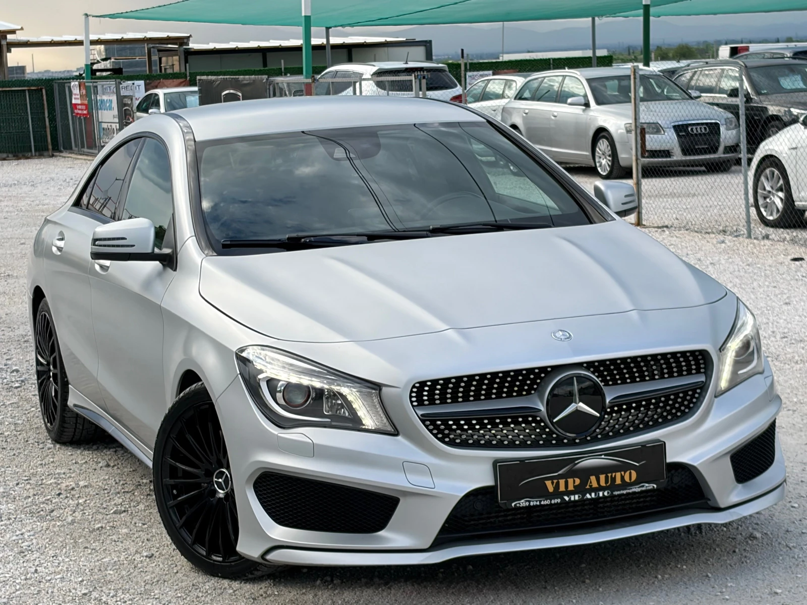 Mercedes-Benz CLA 220 AMG PACKET RED EDITION 4MATIC СИВ МАТ ОРИГИНАЛ, снимка 3 - Автомобили и джипове - 54632188