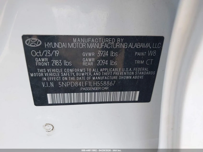 Hyundai Elantra 2.0l Sel, снимка 9 - Автомобили и джипове - 54622563