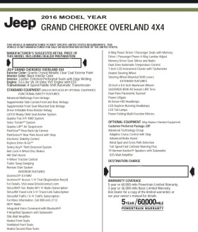 Jeep Grand cherokee Overland, снимка 17 - Автомобили и джипове - 45440088
