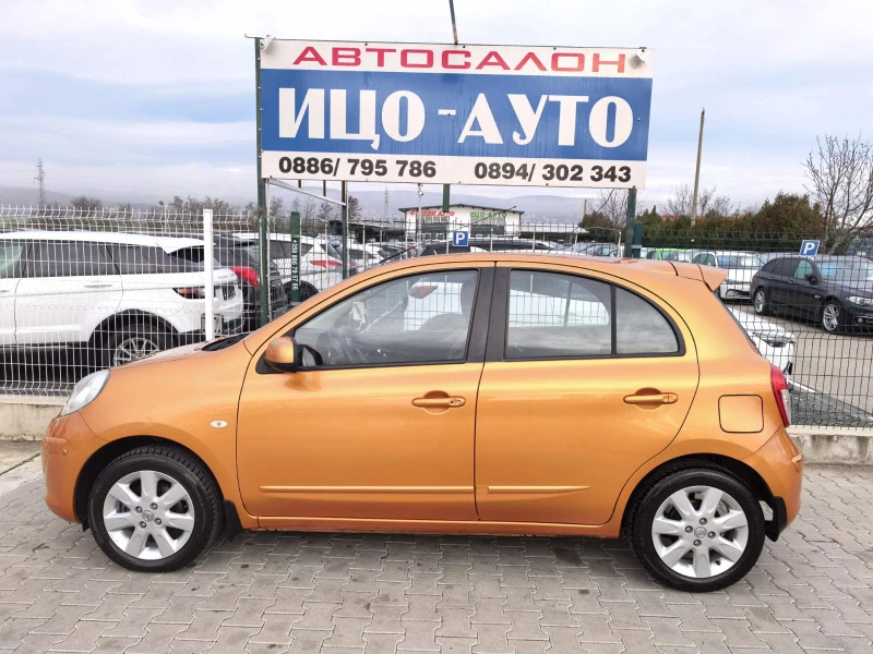 Nissan Micra 1, 2i-98k.c.KOЖА, НАВИ, LED, ПАНОРАМА, EBPO 5B, снимка 3 - Автомобили и джипове - 52722169