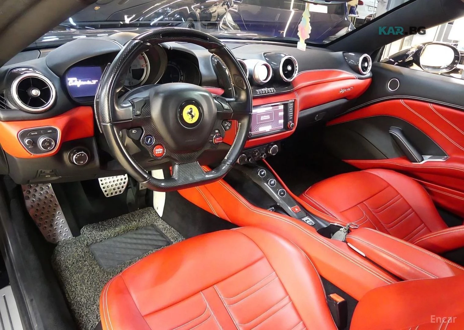 Ferrari California 3.9 V8* ЧЕРВЕНА КОЖА* НАВИГАЦИЯ* APPLE CARPLAY* , снимка 7 - Автомобили и джипове - 54997763