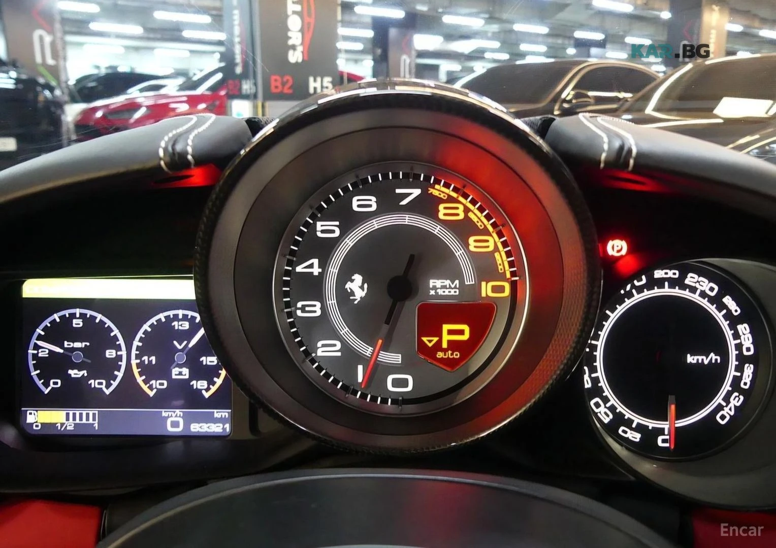 Ferrari California 3.9 V8* ЧЕРВЕНА КОЖА* НАВИГАЦИЯ* APPLE CARPLAY* , снимка 8 - Автомобили и джипове - 54997763