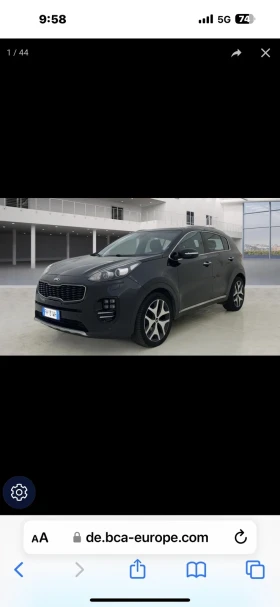 Обява за продажба на Kia Sportage GT Lein Navi camera JBL ~34 500 лв. - изображение 1