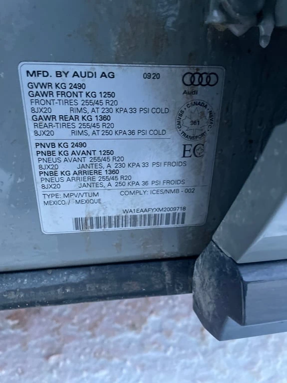 Audi Q5 2021 S-Line Progressiv * CARFAX * БЕЗ ПЪРВОНАЧАЛНА, снимка 10 - Автомобили и джипове - 52921774