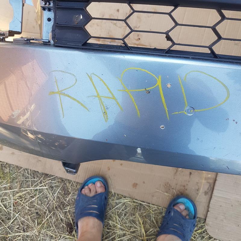 Предна броня за SKODA RAPID 3 2013- 2017г., снимка 6 - Части - 37173722