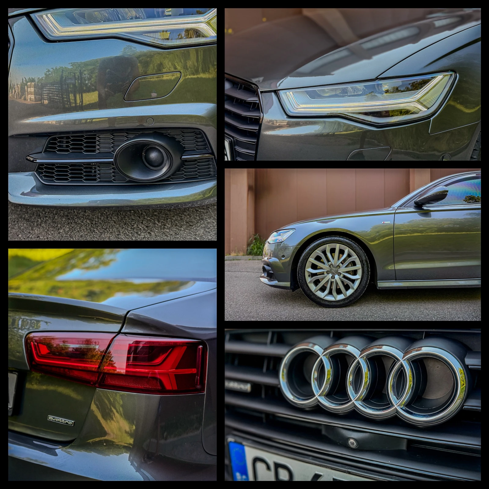 Audi A6 3.0D S-Line Вакум 360 Камера ГАРАНЦИЯ 6 МЕСЕЦА, снимка 8 - Автомобили и джипове - 55310479