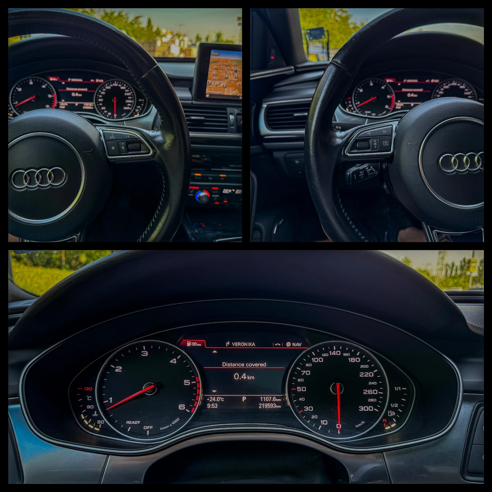 Audi A6 3.0D S-Line Вакум 360 Камера ГАРАНЦИЯ 6 МЕСЕЦА, снимка 13 - Автомобили и джипове - 55310479