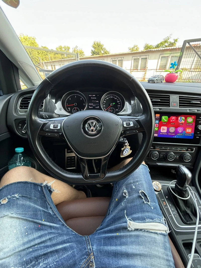 VW Golf КОЖЕН САЛОН, снимка 11 - Автомобили и джипове - 50988929