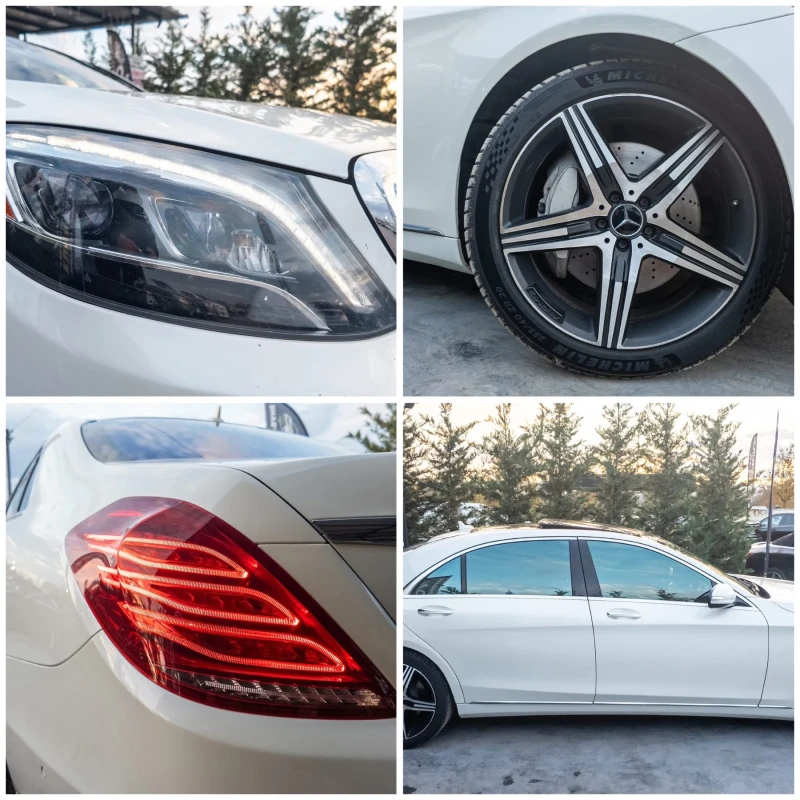 Mercedes-Benz S 550 I LONG FULL AMG LINE ПАНО BURMEISTER ЛИЗИНГ 100%, снимка 17 - Автомобили и джипове - 52341206
