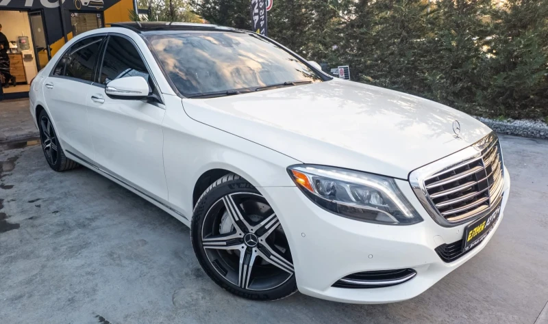 Mercedes-Benz S 550 I LONG FULL AMG LINE ПАНО BURMEISTER ЛИЗИНГ 100%, снимка 2 - Автомобили и джипове - 52341206