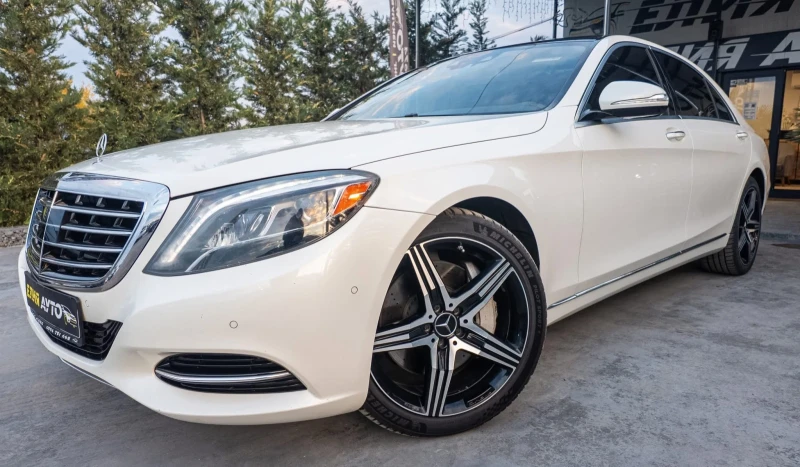 Mercedes-Benz S 550 I LONG FULL AMG LINE ПАНО BURMEISTER ЛИЗИНГ 100%, снимка 4 - Автомобили и джипове - 52341206
