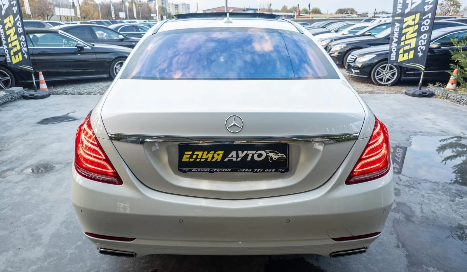 Mercedes-Benz S 550 I LONG FULL AMG LINE  BURMEISTER  100% | Mobile.bg   8
