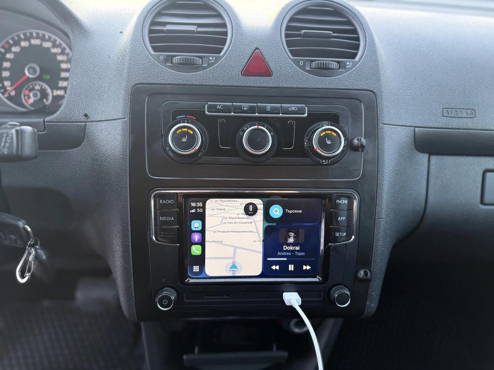 VW Caddy * 2.0tdi * 140�.� * ���� * Navi | Mobile.bg � ����������� 9