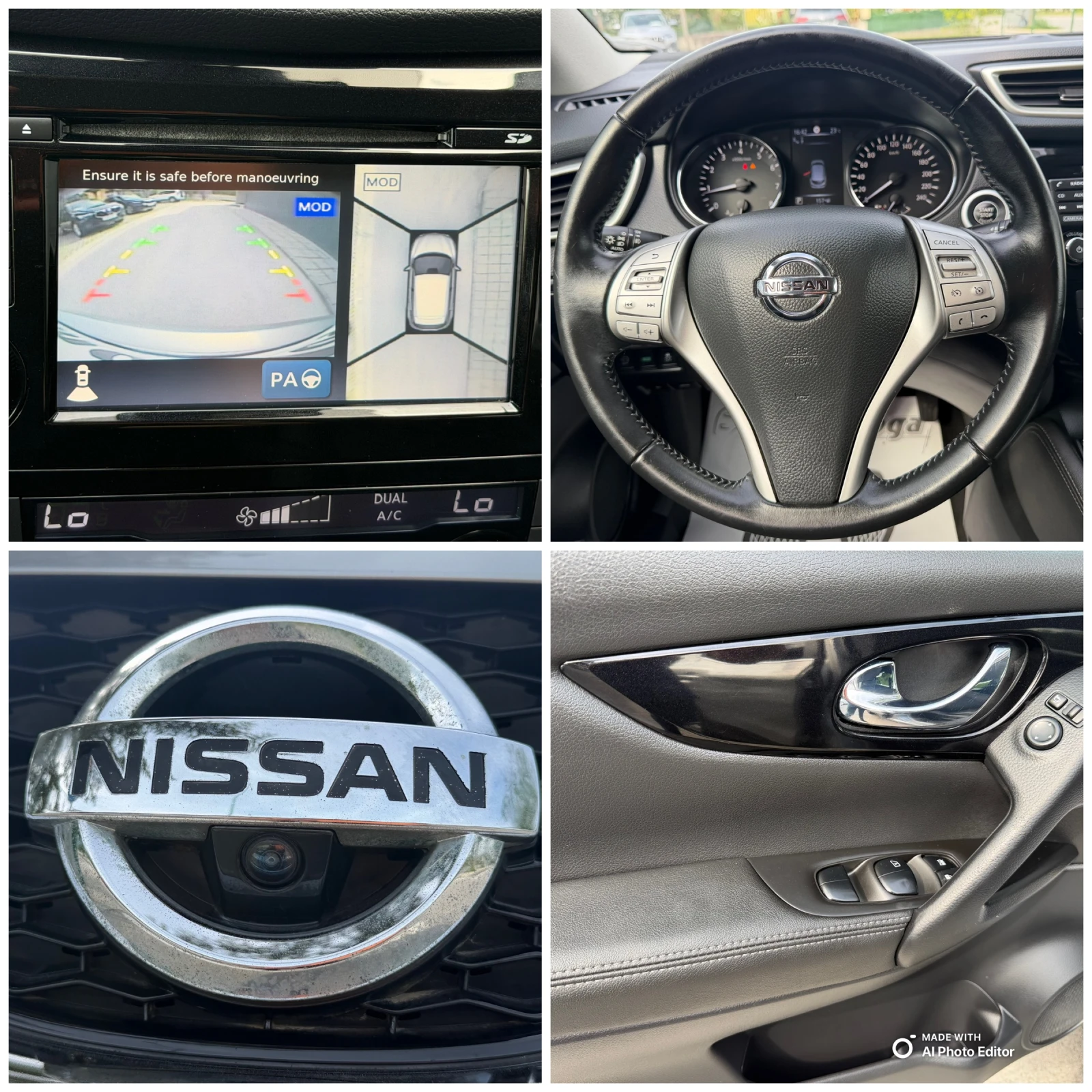 Nissan Qashqai 1.2 AVTOMAT MAVI 360 KAMERA LED, снимка 12 - Автомобили и джипове - 54781453