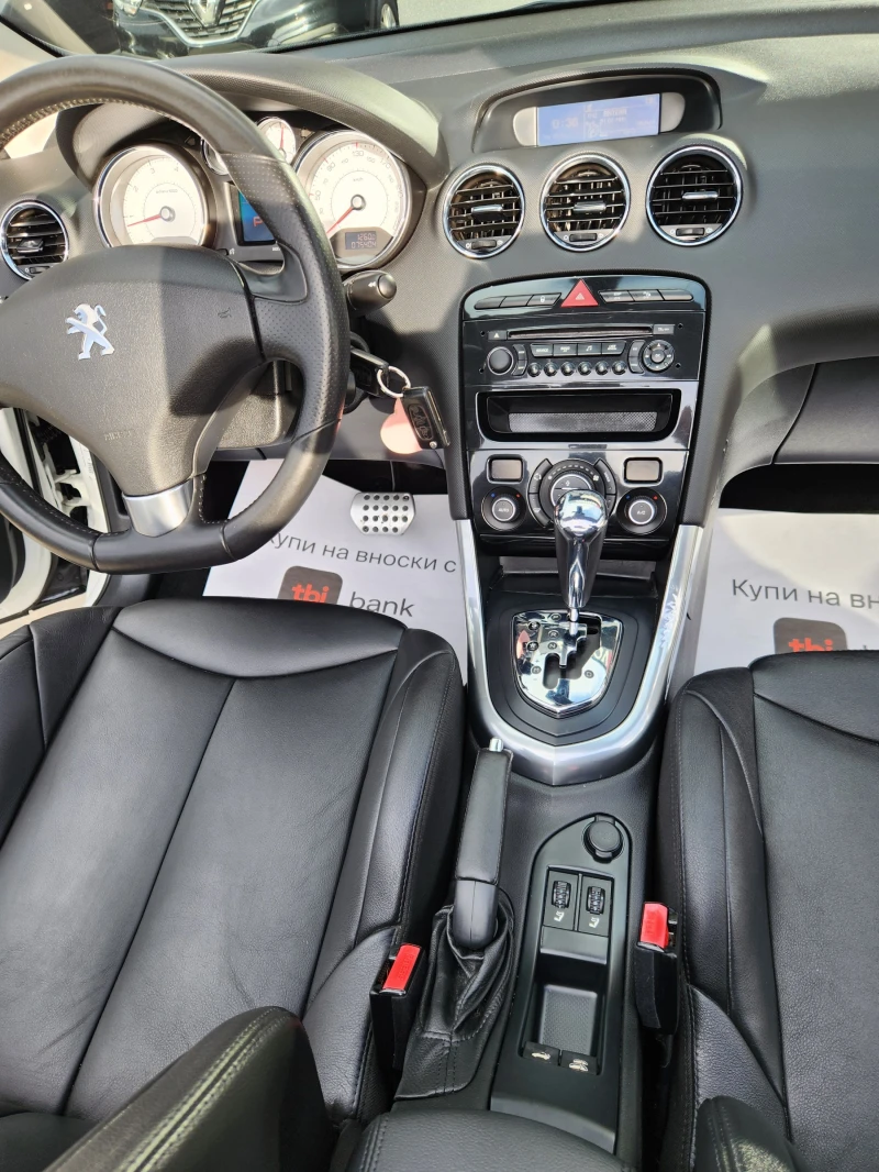 Peugeot 308 CC УНИКАТ 75405км 1.6T-156к.с АВТОМАТИК-ШВЕЙЦАРИЯ, снимка 11 - Автомобили и джипове - 49471531