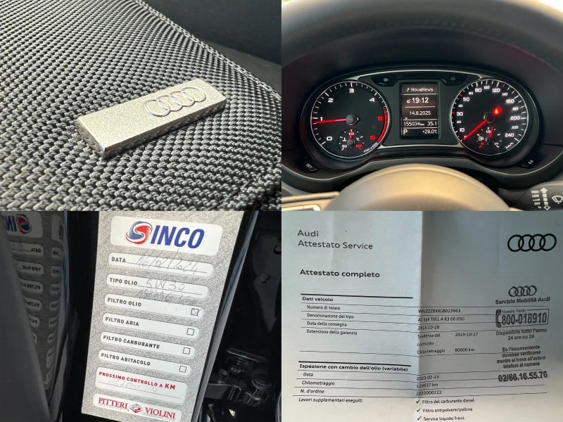 Audi A1 1.4TDi Ultra S-Tronic EURO6 155000KM, снимка 16 - Автомобили и джипове - 51378905