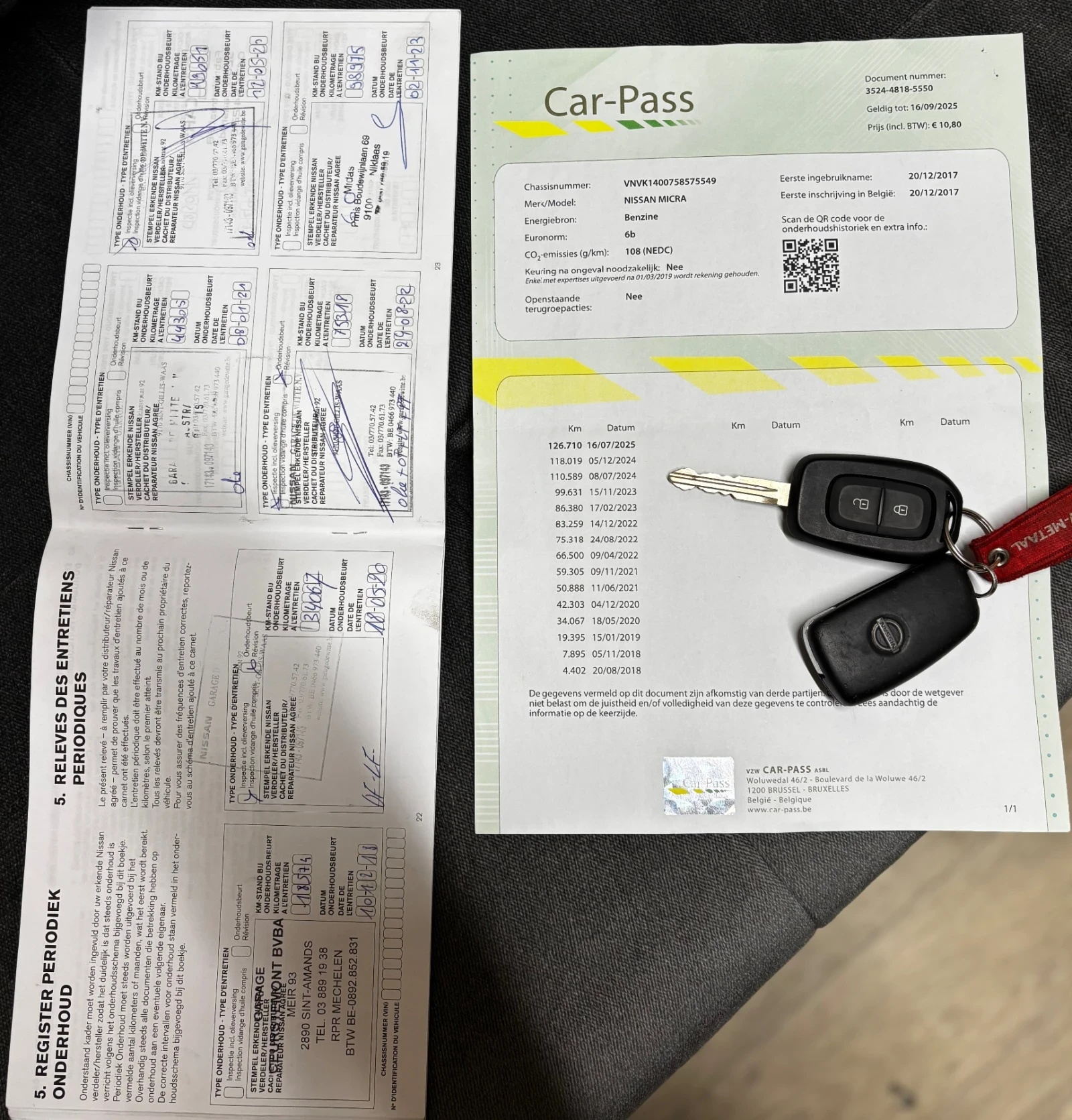 Nissan Micra 1.0 i* 130 000 KM* SERVICE BOOK* CAR-PASS* KTEO* C | Mobile.bg   16