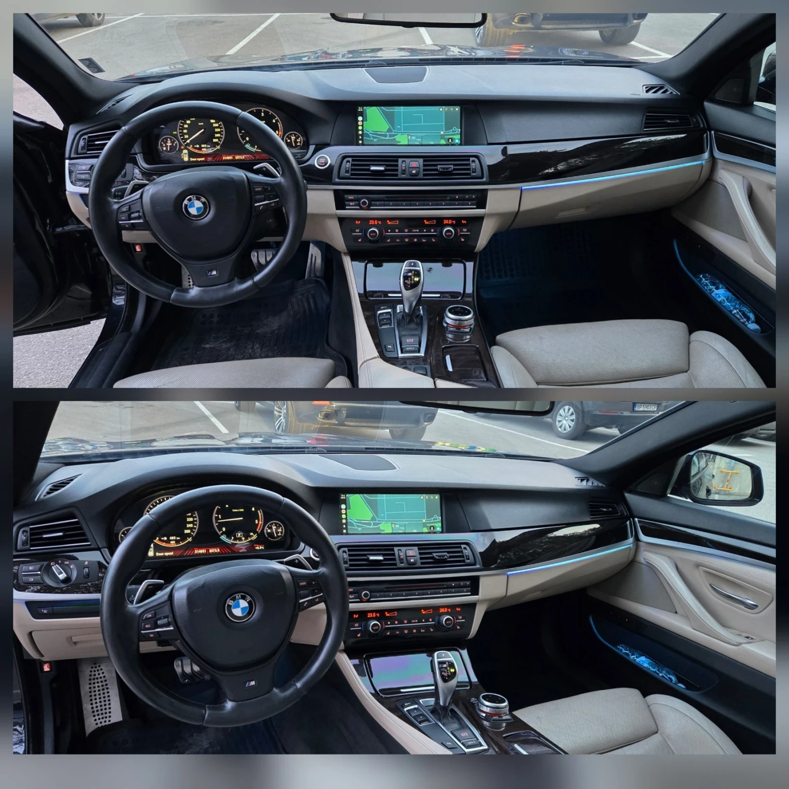 BMW 525 M Pack, Panorama, Обслужени вериги и лагери, снимка 8 - Автомобили и джипове - 53841814