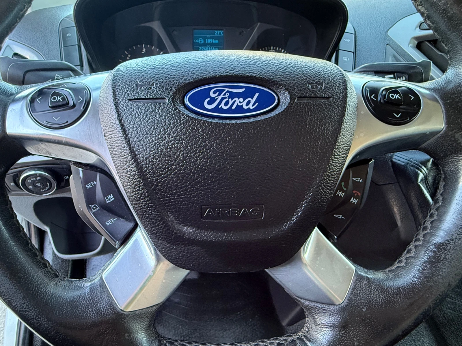 Ford Transit Custom ТОП СЪСТОЯНИЕ* 2.2D* 125коня * КЛИМА, снимка 15 - Бусове и автобуси - 56123535