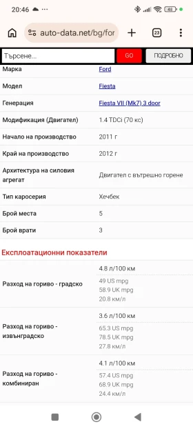 Ford Fiesta 1.4tdci, снимка 15