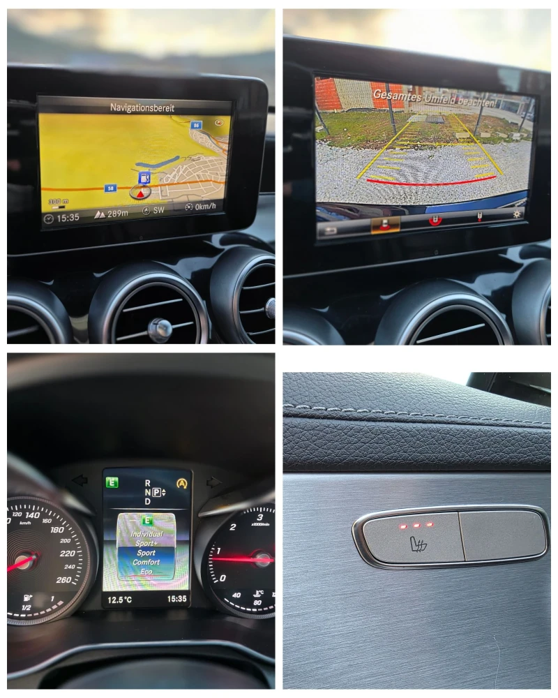 Mercedes-Benz C 250 AMG-Lein Панорама Навигация Камера , снимка 10 - Автомобили и джипове - 53137305