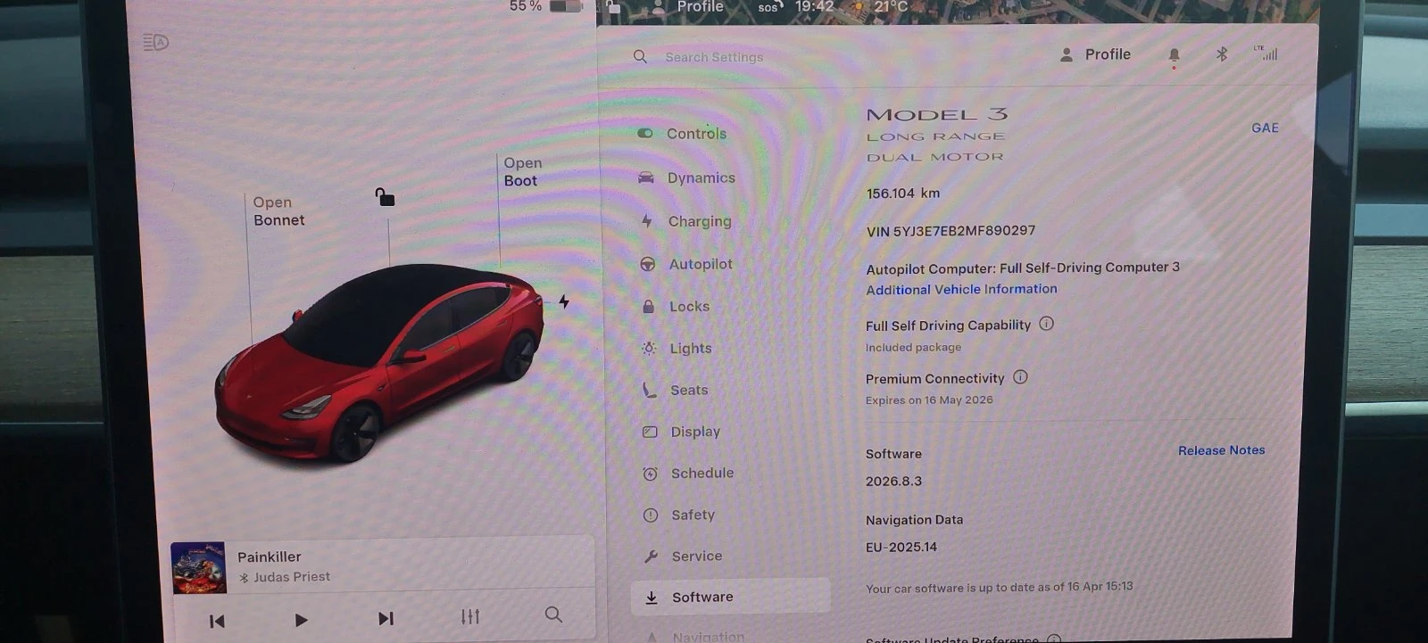 Tesla Model 3 LR AWD FSD, снимка 13 - Автомобили и джипове - 54227970