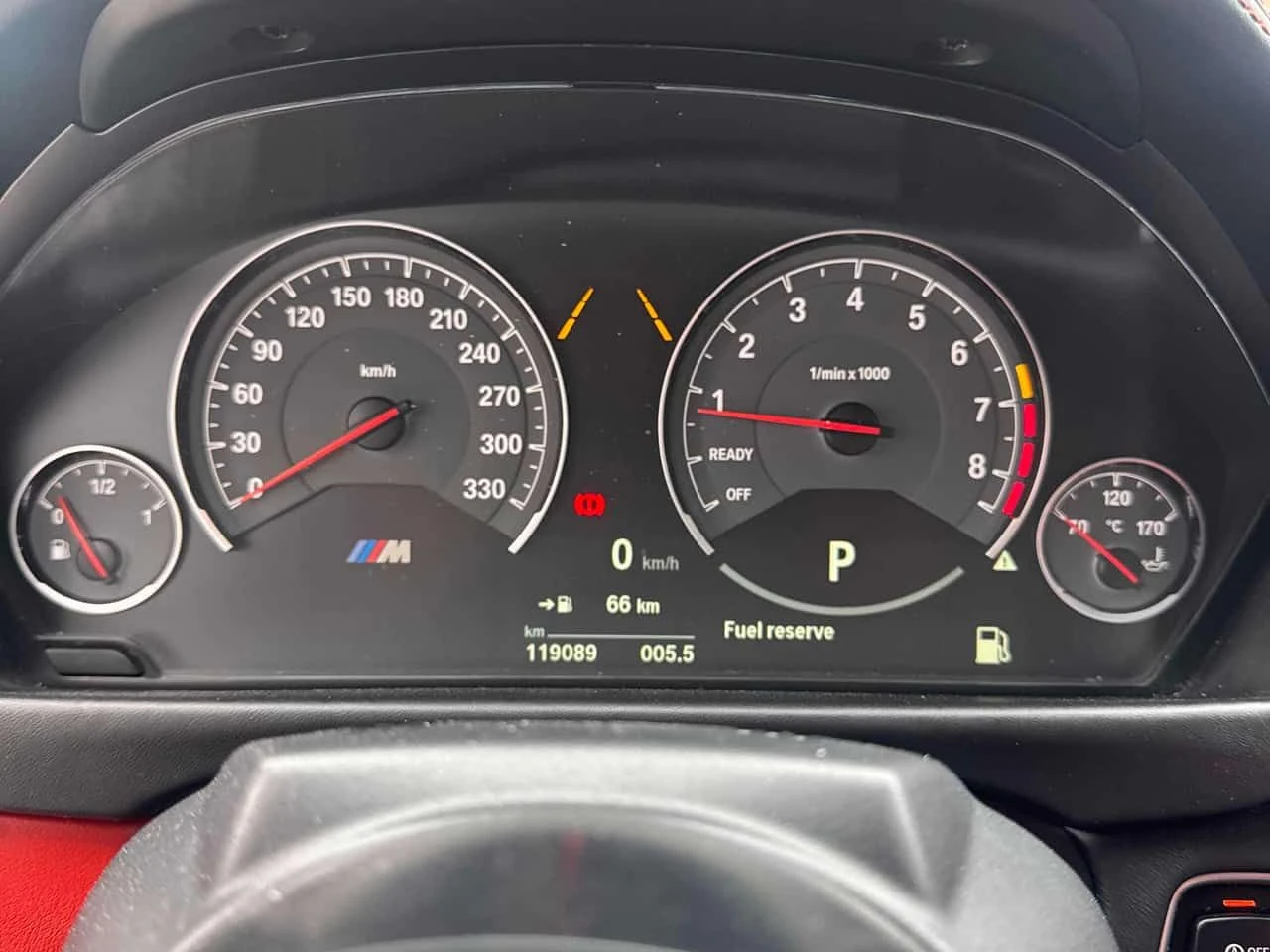 BMW M4 * 2dr Conv * RED LEATHER* ПОДГРЕВ* , снимка 8 - Автомобили и джипове - 54462772