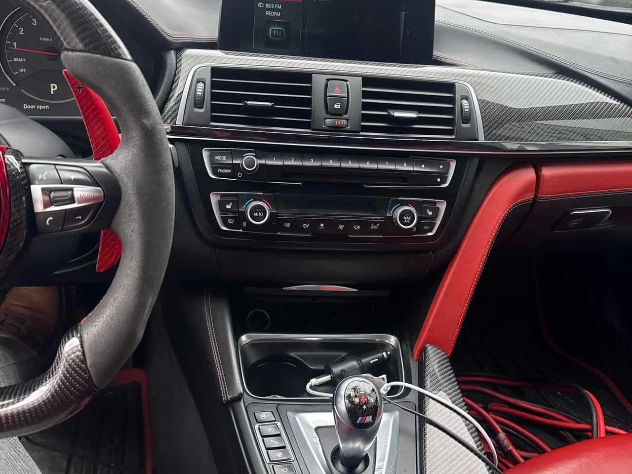 BMW M4 * 2dr Conv * RED LEATHER* ПОДГРЕВ* , снимка 9 - Автомобили и джипове - 54462772
