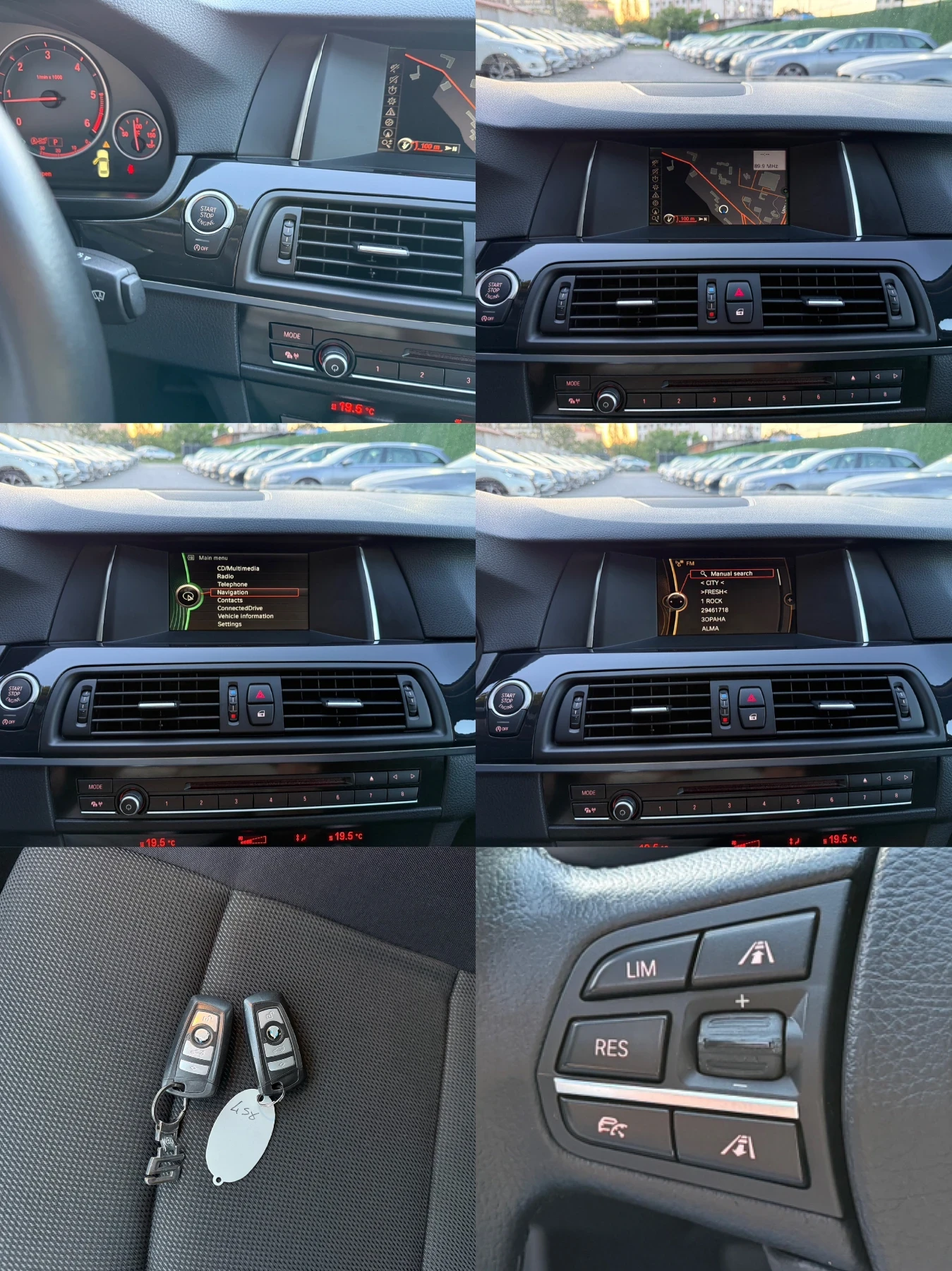 BMW 520 D/184hp/Face/Седан/Обслужена Вериги+ Лагери+ Турбо, снимка 15 - Автомобили и джипове - 54556371
