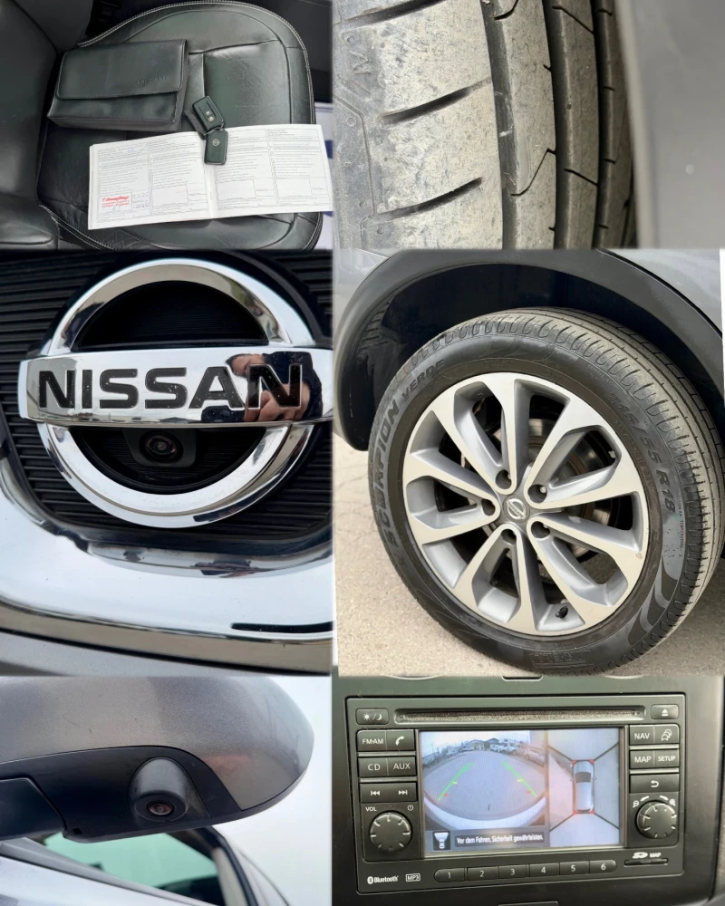 Nissan Qashqai 2.0i Premium keyless go Panorama 4x4 7mesta, снимка 15 - Автомобили и джипове - 53565913