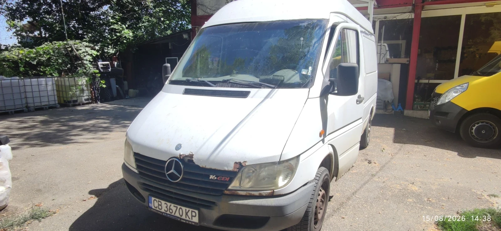 Mercedes-Benz Sprinter 216 2.7cdi 216, снимка 3 - Бусове и автобуси - 55675801