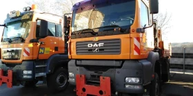 Man FE 410 A Снегорин с кран , снимка 1