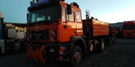 Man FE 410 A Снегорин с кран , снимка 3