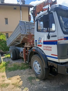 Mercedes-Benz 1722 Самосвал с кран, снимка 9