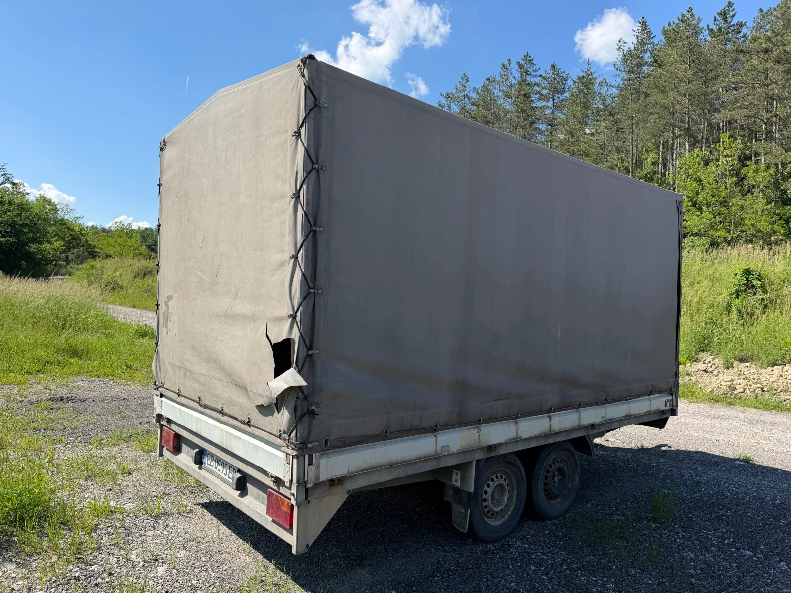 За автомобил Humbaur П420, снимка 6 - Ремаркета - 55171338