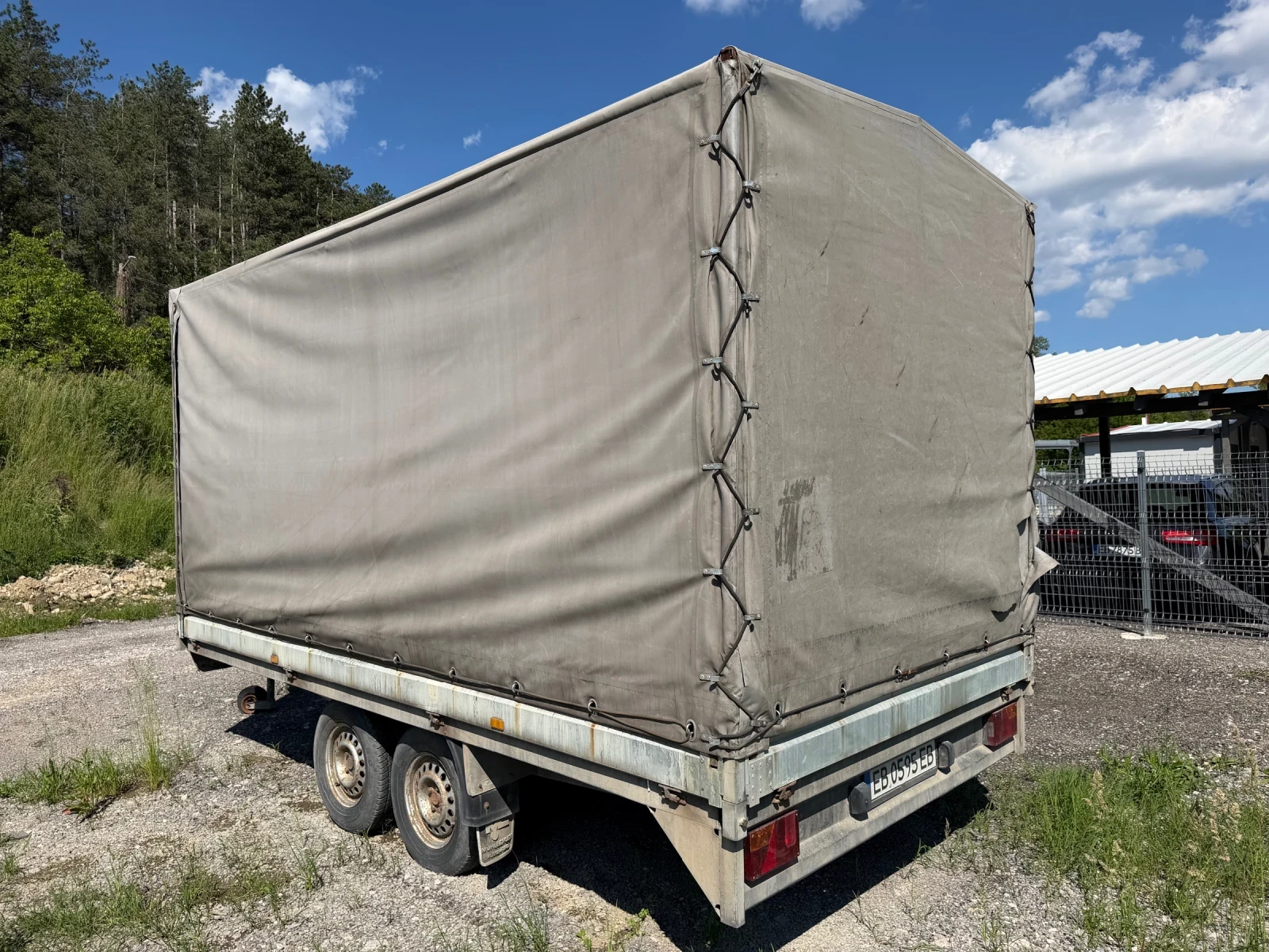 За автомобил Humbaur П420, снимка 2 - Ремаркета - 55171338