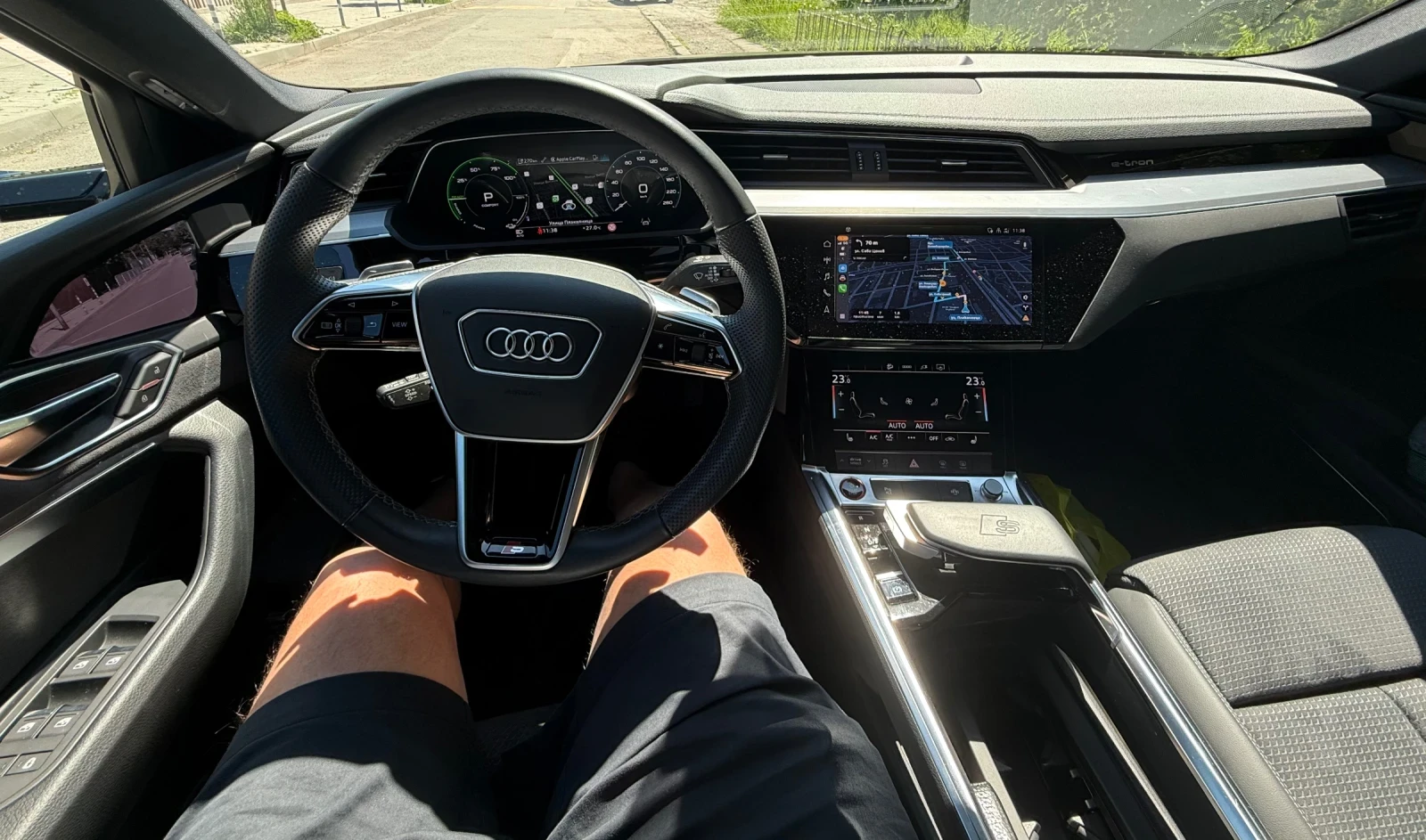 Audi E-Tron S line 95 KW 23000 KM, снимка 13 - Автомобили и джипове - 54700097