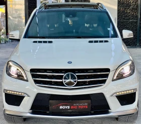 Mercedes-Benz ML 63 AMG БялаПЕРЛА* Обдухване* Печка* Панорама* harman/kard - 39777 лв. - 48710270 3