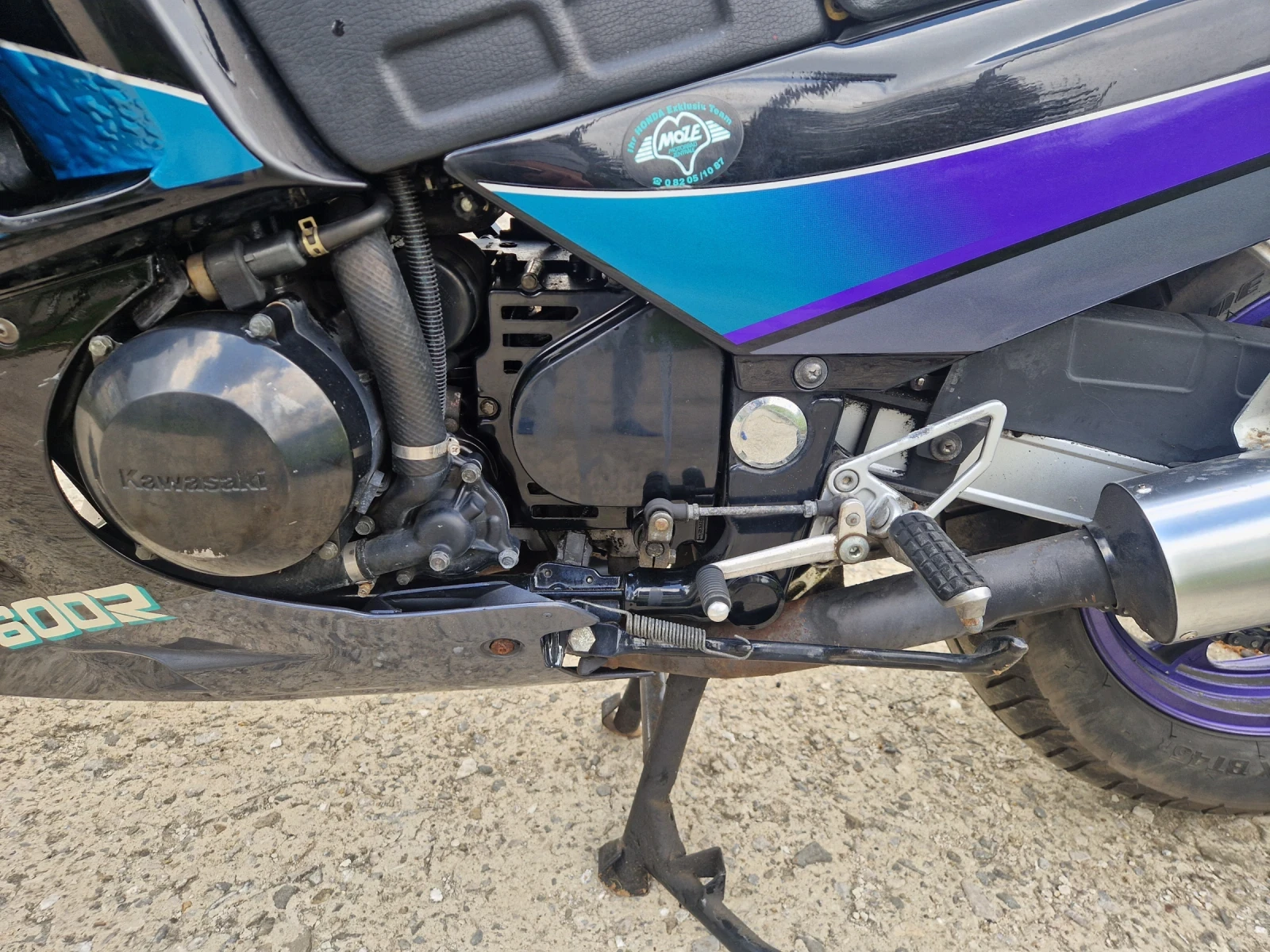 Kawasaki Gpx 600, снимка 9 - Мотоциклети и мототехника - 54243582